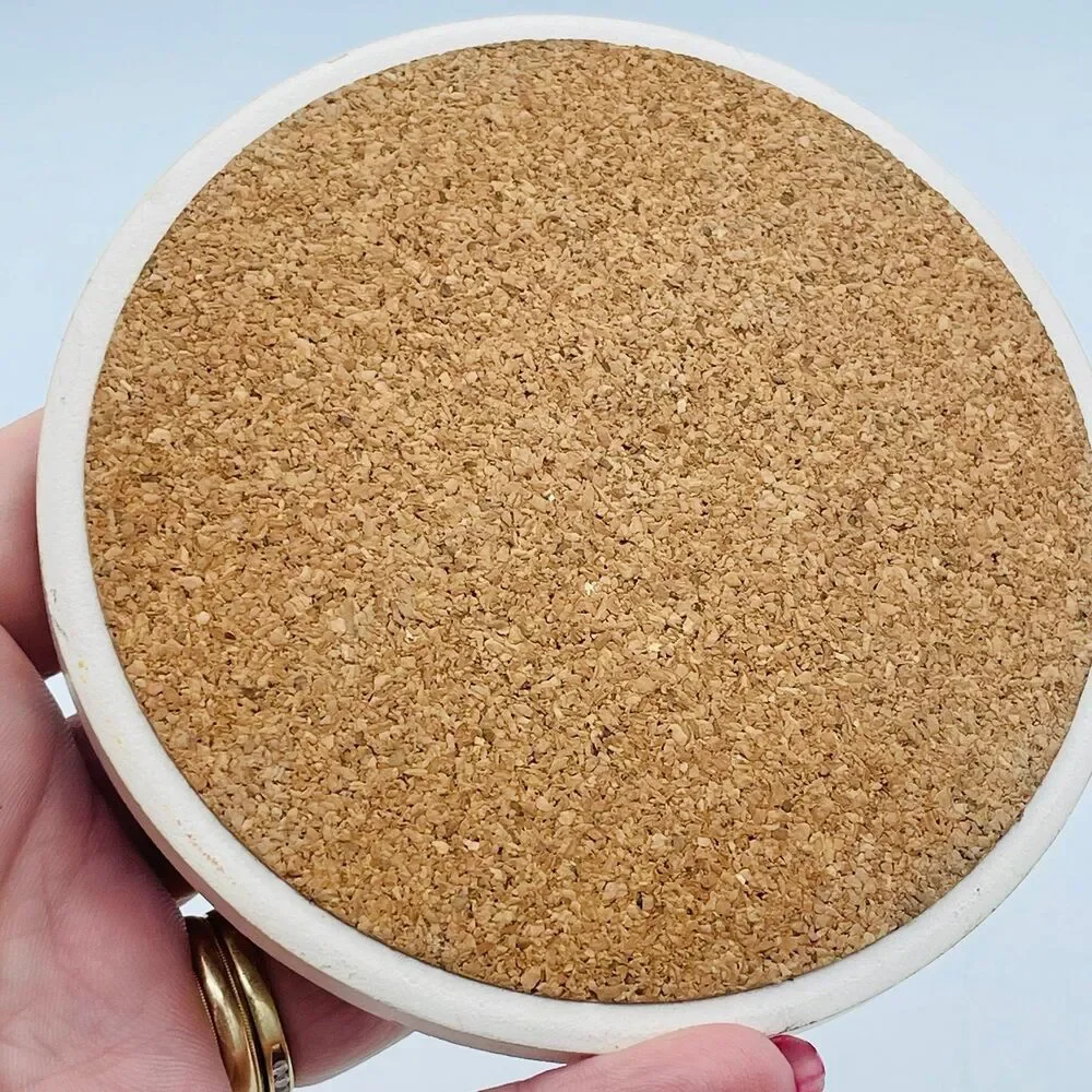 Vintage Coca Cola Cork Backed Round Ceramic Coaster 2000